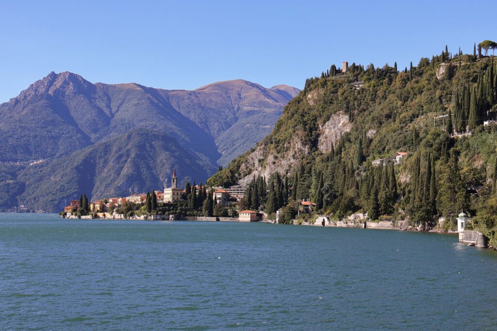 Varenna on Lake Como below the Castello di Vezio, a day trip from Milan by train